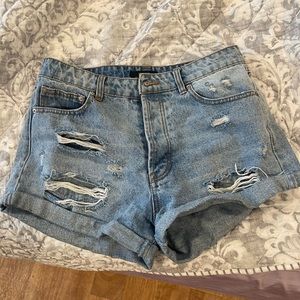 size 30 forever 21 jean shorts
